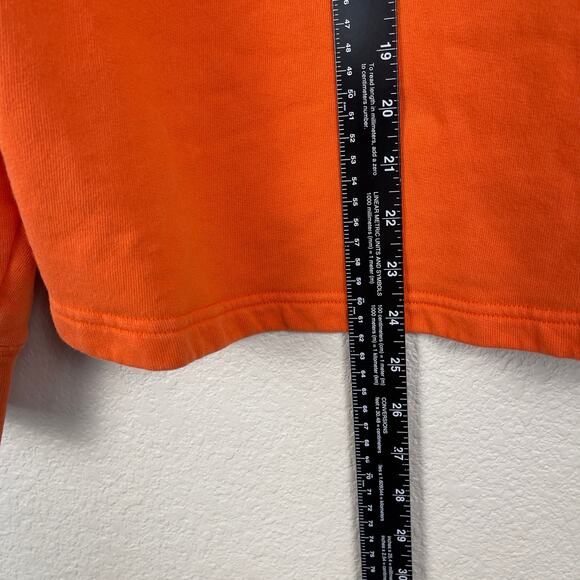 Tory Sport French Terry Chevron Hoodie Sweatshirt Orange Size Small Active - Picture 11 of 13